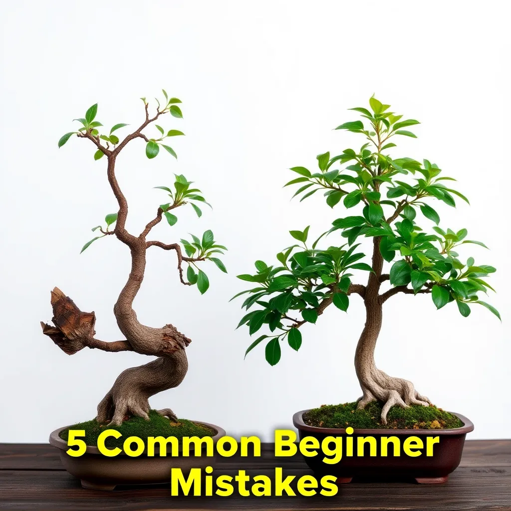 5 Common Bonsai Mistakes Beginners Make and How to Avoid Them to Keep Your Tree Thriving