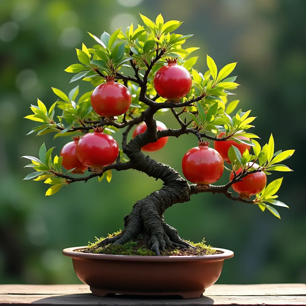 How to Create a Stunning Pomegranate Bonsai Tree: A Step-by-Step Guide